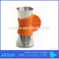 Cool design stainless steel jigger with silicon handle